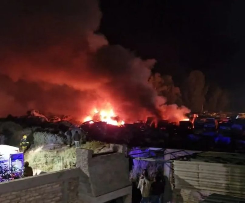 Otro incendio en la playa de secuestros de San Martín, a tan solo dos semanas de un hecho similar Otro incendio en la playa de secuestros de San Martín, a tan solo dos semanas de un hecho similar