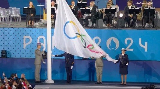 Shops que simboliza la bandera olimpica