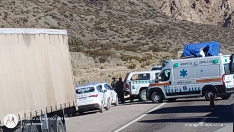 Video: un camión perdió su carga y se quedó sin cabina en ruta 7 