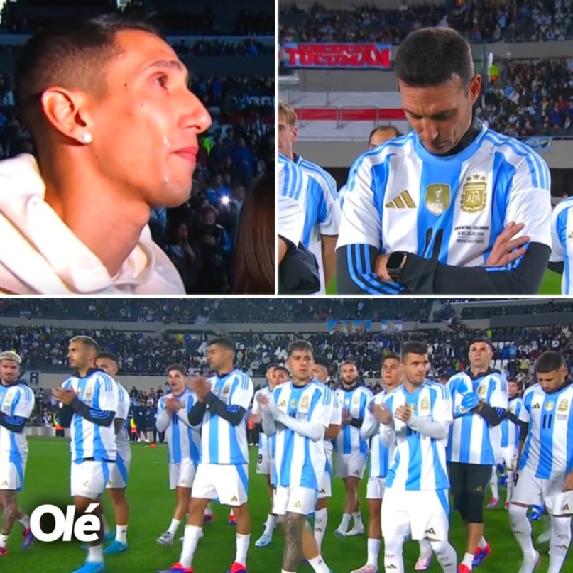 AFA le hizo un homenaje a Di María por su carrera con la Selección argentina