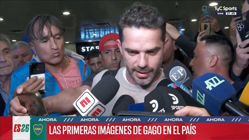 Fernando Gago llegó a la Argentina y será presentado como nuevo entrenador de Boca