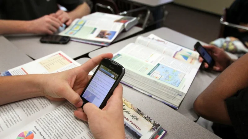 Celulares en el aula